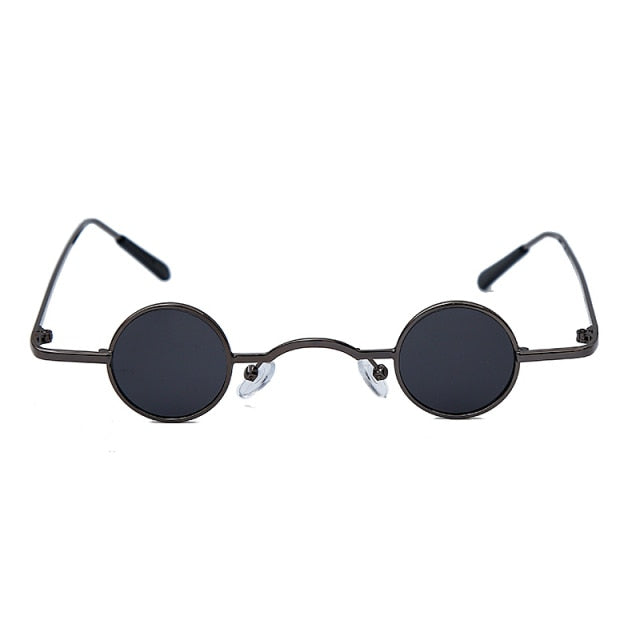 Calanovella Steampunk Round Sunglasses Women Mirror Vintage Sunglasses