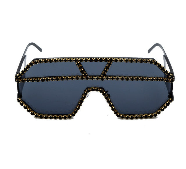 Calanovella Stylish Oversized Square Sunglasses