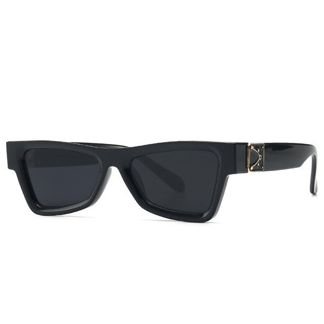 Calanovella Small Narrow Cat Eye Butterfly Shape Fashion Sunglasses UV400