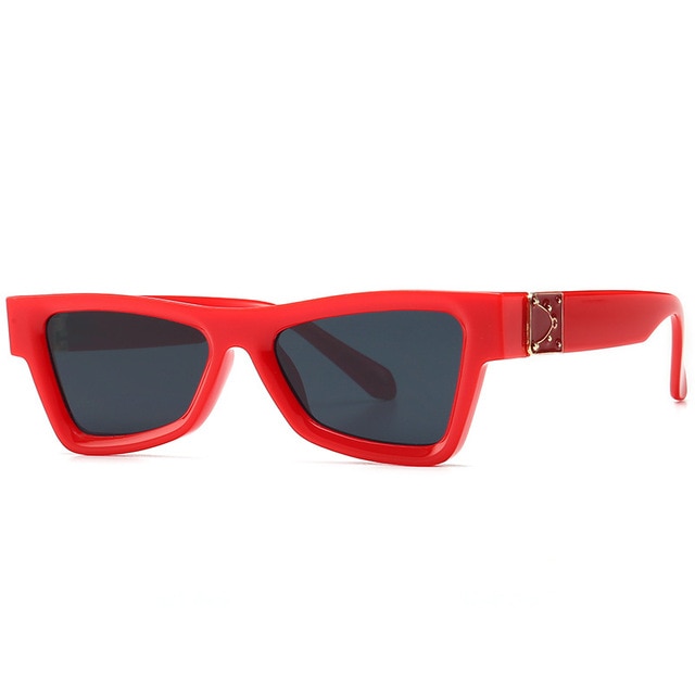 Calanovella Small Narrow Cat Eye Butterfly Shape Fashion Sunglasses