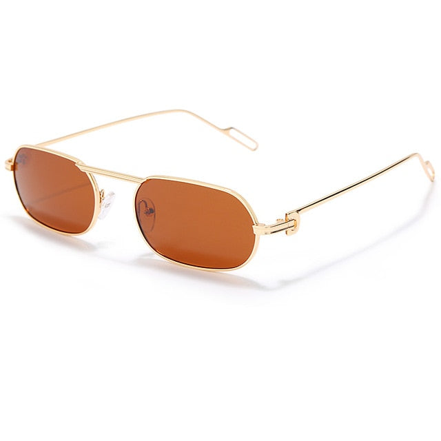 Calanovella Stylish Rectangle Sunglasses Polarized for Men Women 2020 Vintage Men’s Women’s Square Classic Eighties Retro Sun Glasses UV400 silver,brown,blue,gold black,green,red,black 34.99 USD