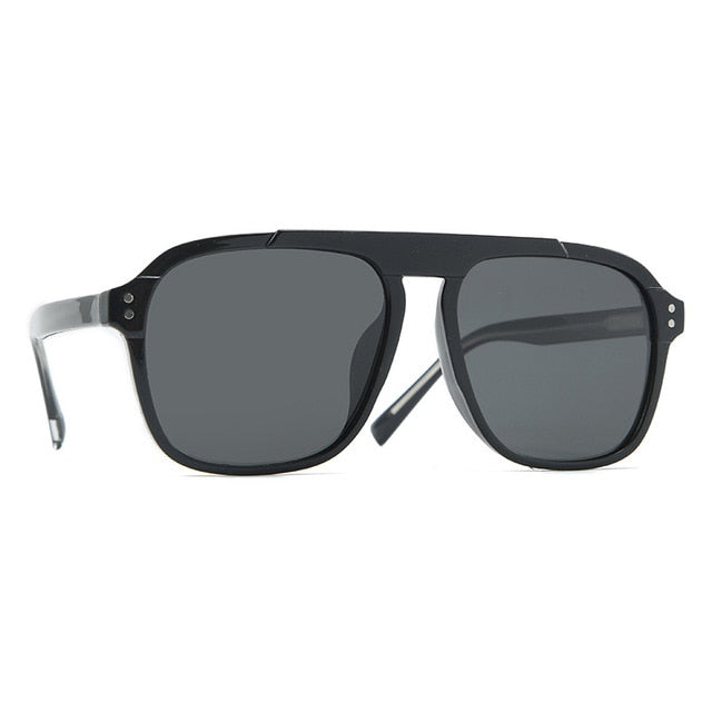 Calanovella Stylish Retro Square TR90 Polarized Sunglasses UV400