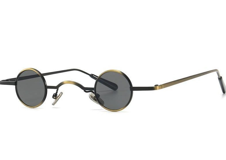 Calanovella Steampunk Round Sunglasses Cool Oval Round Steampunk Sunglasses for Men Women 2020 Stylish Small Punk Frames Small Punk Lenses Granny Sun Glasses Trendy Men’s Women’s Oval Round Vintage Metal Frame Eighties Retro Eyewear UV400 black,gold black,brown,red,blue,green,yellow,gray 34.99 USD