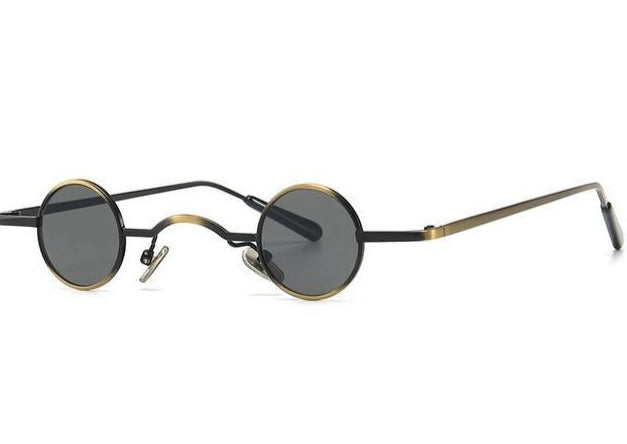 Calanovella Steampunk Round Sunglasses Cool Oval Round Steampunk Sunglasses for Men Women 2020 Stylish Small Punk Frames Small Punk Lenses Granny Sun Glasses Trendy Men’s Women’s Oval Round Vintage Metal Frame Eighties Retro Eyewear UV400 black,gold black,brown,red,blue,green,yellow,gray 34.99 USD