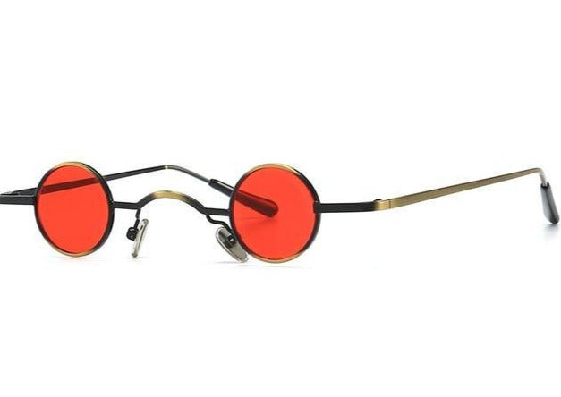 Calanovella Steampunk Round Sunglasses Cool Oval Round Steampunk Sunglasses for Men Women 2020 Stylish Small Punk Frames Small Punk Lenses Granny Sun Glasses Trendy Men’s Women’s Oval Round Vintage Metal Frame Eighties Retro Eyewear UV400 black,gold black,brown,red,blue,green,yellow,gray 34.99 USD