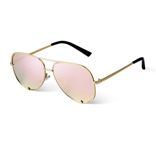 Calanovella Aviator Pilot Sunglasses Men Women Eighties Retro Vintage Flat Top Sun Glasses Pink Black Gradient Shades UV400 black,black gray,blue,gold gray,brown,gold pink,silver,blue pink,gold,silver pink 34.99 USD