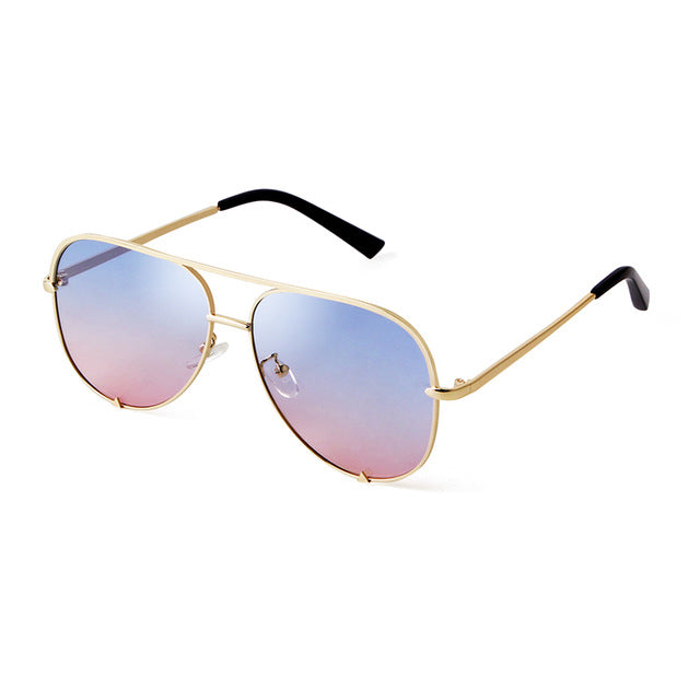 Calanovella Aviator Pilot Sunglasses Men Women Eighties Retro Vintage Flat Top Sun Glasses Pink Black Gradient Shades UV400 black,black gray,blue,gold gray,brown,gold pink,silver,blue pink,gold,silver pink 34.99 USD