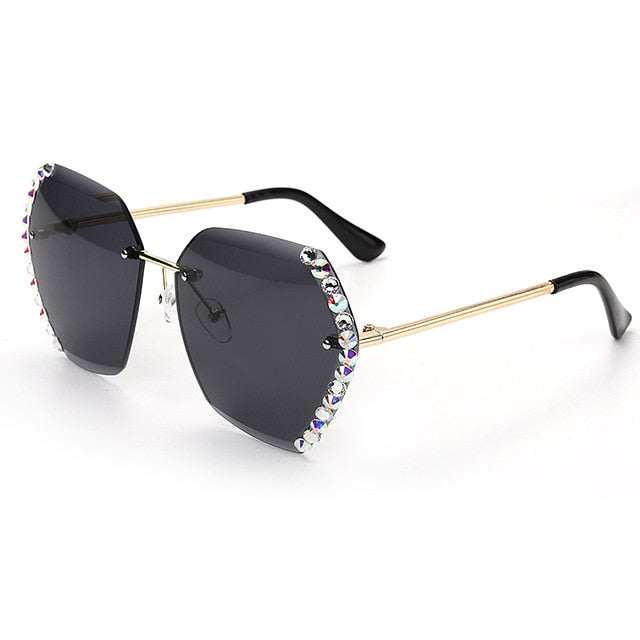 Cat Eye Sunglasses for Women Luxury Rhinestone Vintage Sun Glasses Bling  Diamond Fashion Eyeglasses Pink Shades Gafas De Sol