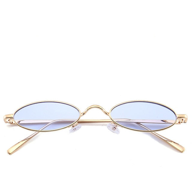 Calanovella Cool Small Oval Steampunk Sunglasses