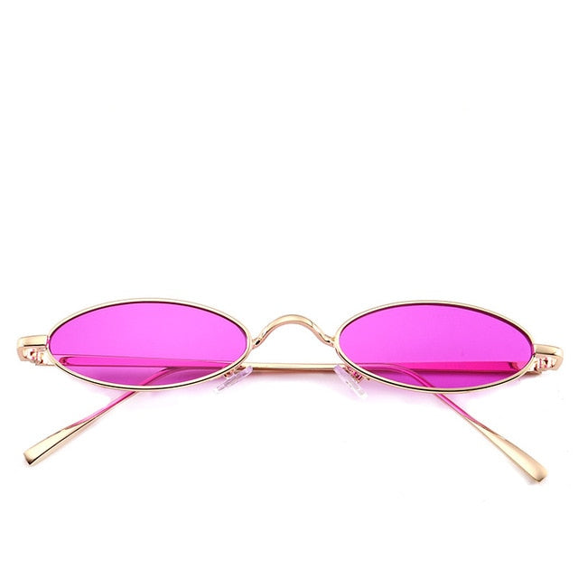 Calanovella Cool Small Oval Steampunk Sunglasses