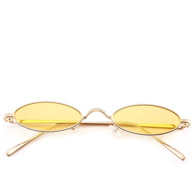 Calanovella Cool Small Oval Steampunk Sunglasses