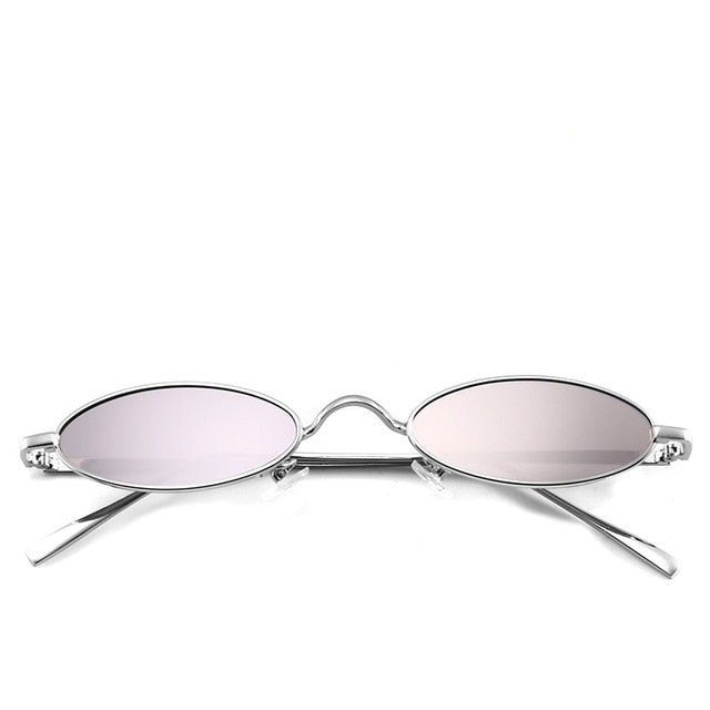 Calanovella Cool Small Oval Steampunk Sunglasses