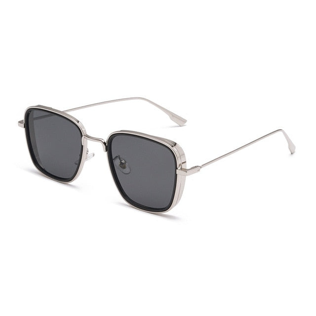 Calanovella Cool Square Sunglasses for Men New 2020 Celebrity Style Stylish Square Frame Design Men’s Fashionable Sun Glasses UV400 black gray,gold gray,silver gray,gold green,brown,silver mirror 39.99 USD