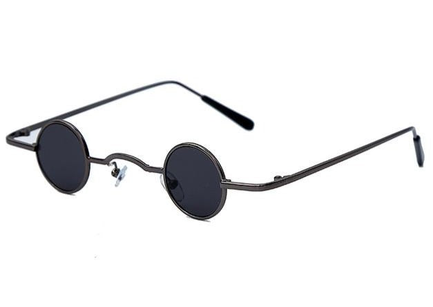 Calanovella Retro Small Round Sunglasses for Men Womens Punk Sun