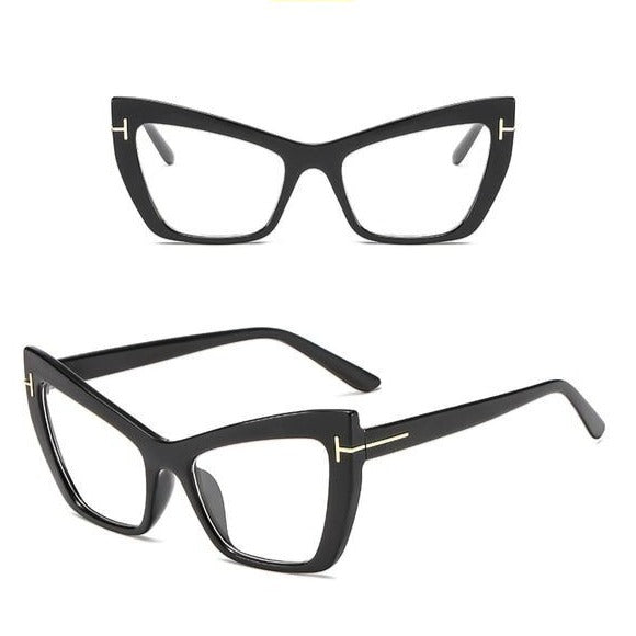 Calanovella Cat Eye Sunglasses Flat Lights Personality Frames UV400