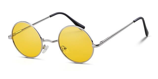 Calanovella Round Sunglasses Oval Round Sunglasses Men Women Polarized UV400 High Quality Design Vintage Eighties Retro Circle Frame Sun Glasses Yellow Lens full black,pink,blue,yellow,silver black,silver,brown,gray black,gold black 34.99 USD
