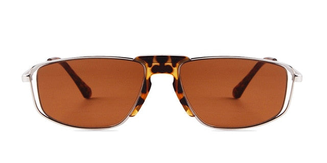 Calanovella Cool Rectangle Sunglasses for Men Eighties Retro Rectangular 2020 Gold Metal Stylish Men’s Sun Glasses UV400 black,yellow,leopard brown a,leopard green,leopard brown b 39.99 USD