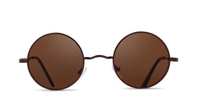 Lennon Round Wood Sunglasses