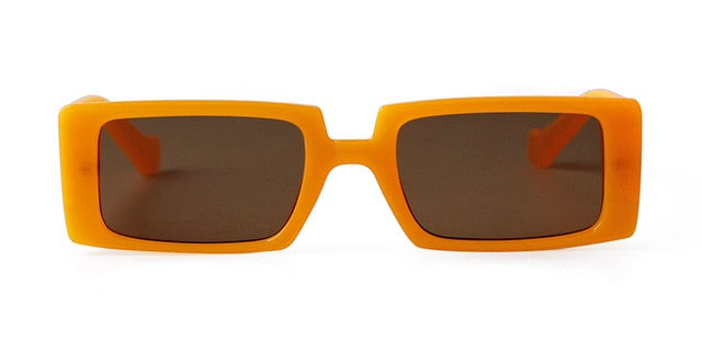 Calanovella Stylish Wide Square Rectangle Sunglasses for Men Women 2020 Cool Transparent Frame Flat Top Clear Lens Sun Glasses black,tortoise shell,green,orange brown,clear 34.99 USD
