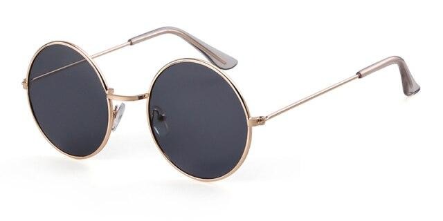 Calanovella Round Retro Sunglasses Designer Fashion Tint Circle Sun
