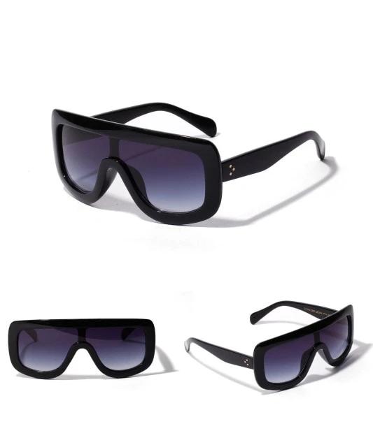 Calanovella Oversized Sunglasses Women Brand Designer Shield Big Frame