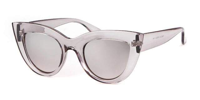 Calanovella Vintage Cat Eye Sunglasses Designer Frosted Frame Retro