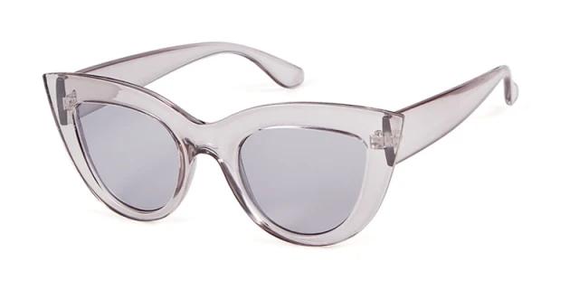 Calanovella Vintage Cat Eye Sunglasses Designer Frosted Frame Retro