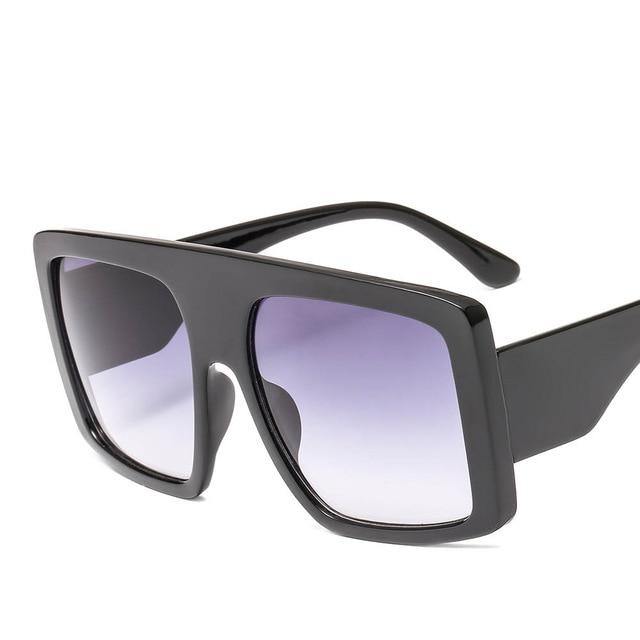 Calanovella Oversized Shades Square Sunglasses Big Frame Trendy Eyewear UV400 - Calanovella.com