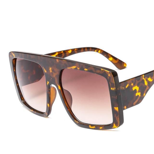 Calanovella Oversized Shades Square Sunglasses Big Frame Trendy Eyewear UV400 - Calanovella.com