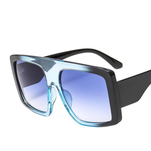 Calanovella Oversized Shades Square Sunglasses Big Frame Trendy Eyewear UV400 - Calanovella.com