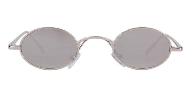 Calanovella Retro Tiny Slim Sunglasses Designer 90s Skinny Small Oval Shades