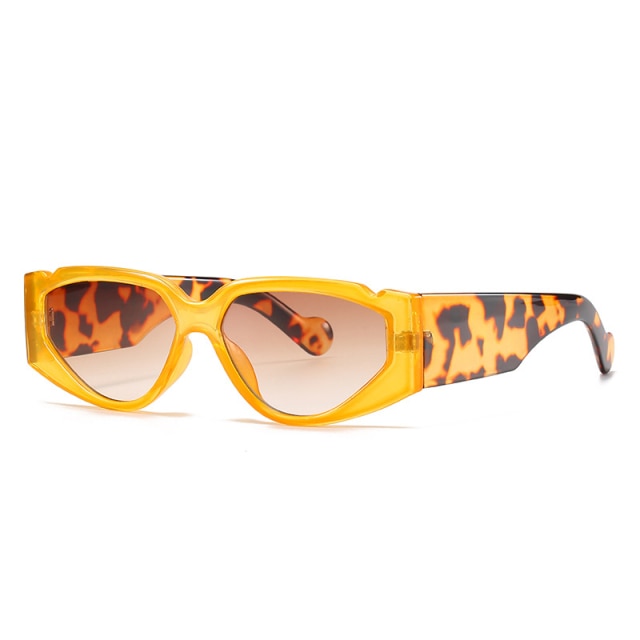 Calanovella Vintage Cat Eye Sunglasses Designer Oval Leopard Tortoise