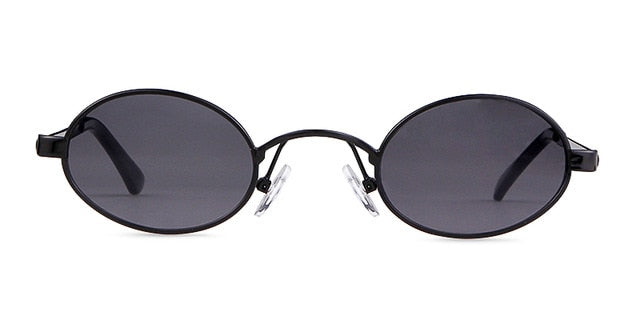 Calanovela Small Slim Oval Sunglasses 90s Vintage Retro Sun Glasses