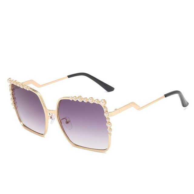 Calanovella Women Sunglasses Handmade Pearl Fashion UV400