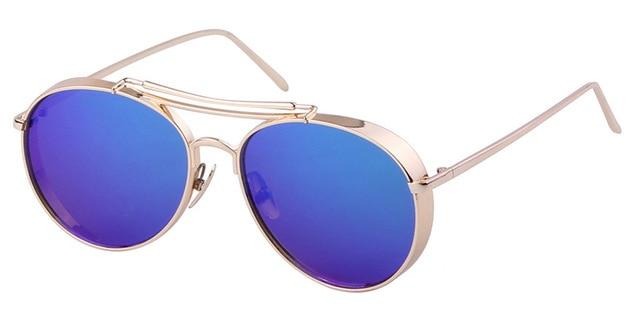 Calanovella Vintage Steampunk Sunglasses Men Women Luxury Brand