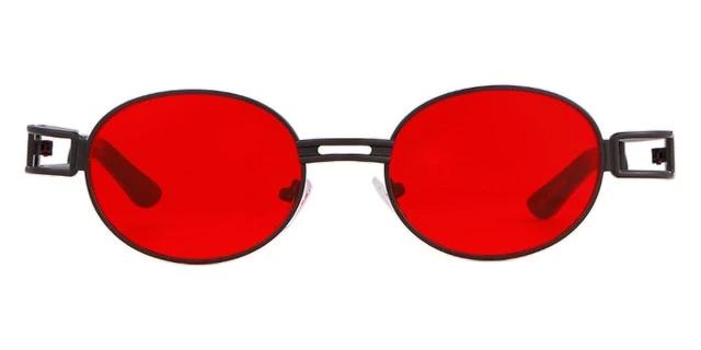 Calanovella Steampunk Sunglasses Retro Round Metal Men Women Brand