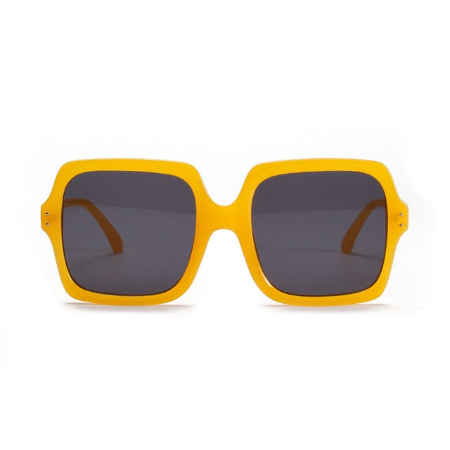Calanovella Vintage Trendy Wide Oversized Sunglasses Women Retro