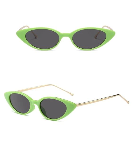 Calanovella Cool Small Oval Cat Eye Sunglasses