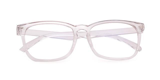 Calanovella Computer Eyeglasses Anti Blue Light Blocking Glasses for Men Women Square Rectangle Clear Lens - Calanovella.com