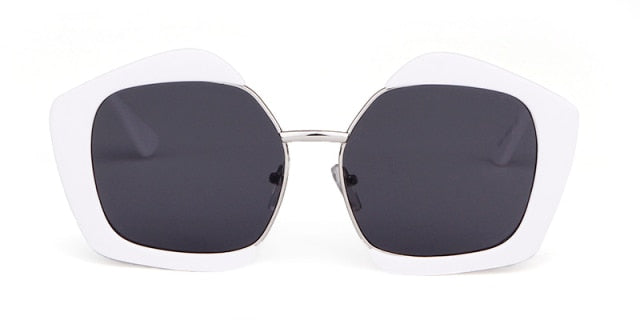 Calanovella Polygon Pentagon Sunglasses Vintage Retro Sun Glasses