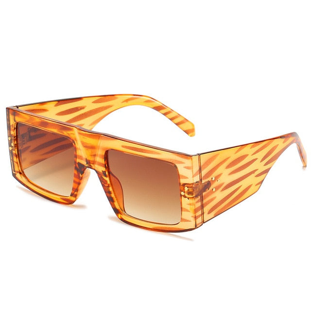 Calanovella Wide Arm Big Square Sunglasses UV400
