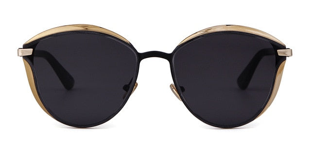 Calanovella Modern Cat Eye Sunglasses Men Women Luxury Brand Designer Vintage Retro Female Mirror Sun Glasses