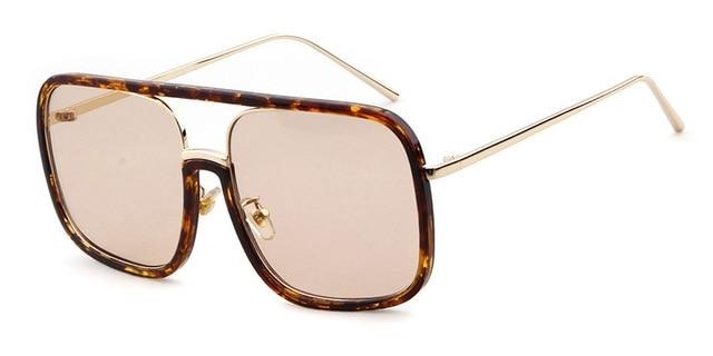Calanovella Oversized Square Sunglasses Women Brand Designer Fashion