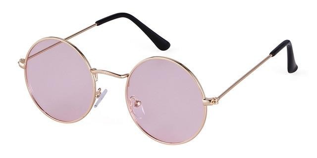 Calanovella Round Sunglasses 2020 Round Vintage Eighties Retro Sunglasses Men Women Hip Hop Small Oval Sun Glasses silver,purple,red,black,gold,gradient 34.99 USD