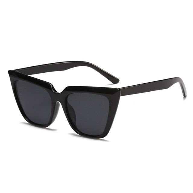 Calanovella Retro Cat Eye Sunglasses Designer Leopard Cateye Frame Classic Trendy Stylish Shades