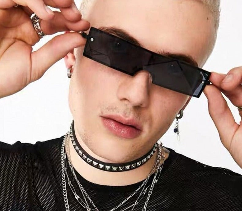 Calanovella Sunglasses Men Women New Fashion Small Rectangle