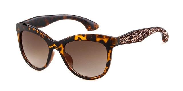 Calanovella Oversized Cat Eye Sunglasses for Women Retro Vintage Black