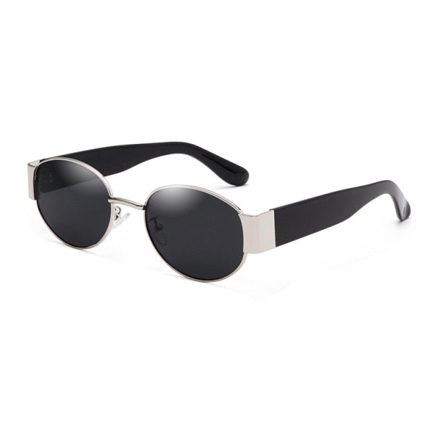Calanovella Vintage Fashion Oval Sunglasses Designer Retro Round New