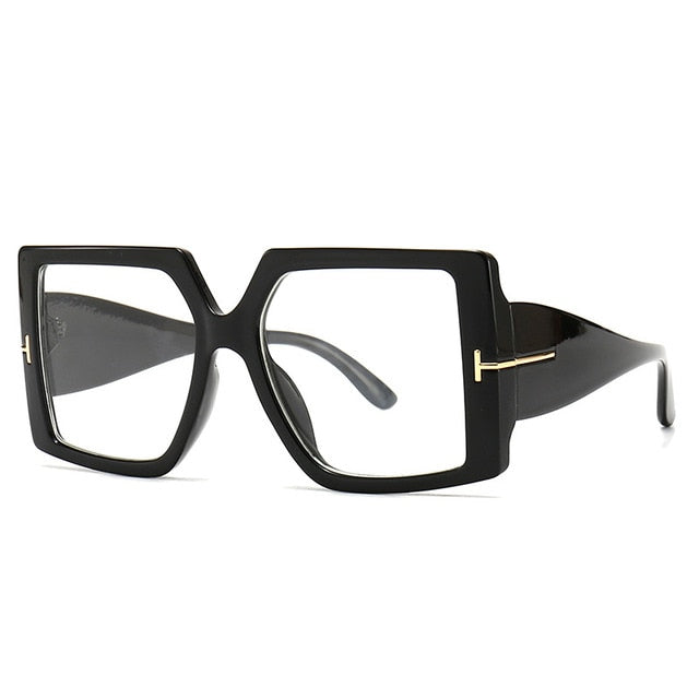 Calanovella Vintage Square Sunglasses Oversized Women Men Brand Design