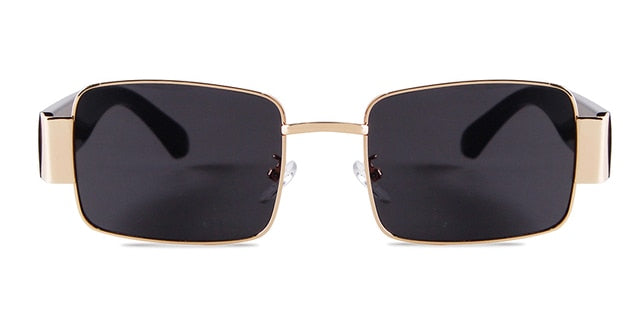 Calanovella Fashion Hip Hop Punk Sunglasses Designer Metal Square